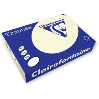 Papier kolorowy A4 kolorowy kremowy 250k. 80g Trophee (xca41787)