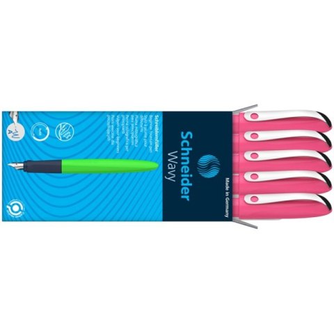 Pióro wieczne Wavy różowe Schneider (SR162139)