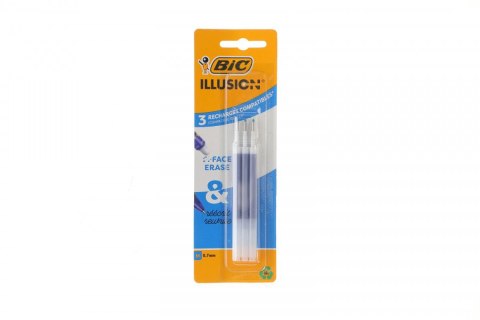 Wkład do długopisu 3sztL wkład niebieski 0,7mm Bic (516517)