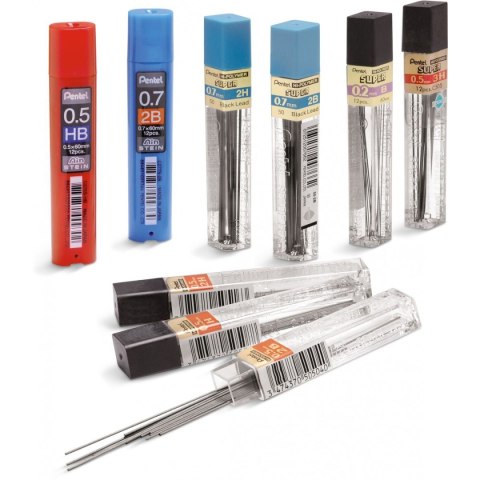 Wkład do ołówka (grafit) 2B 0,5mm Pentel