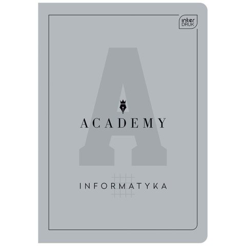 Zeszyt tematyczny A5 ACADEMY 60k. 90g krata Interdruk (ZE60#INFACA)