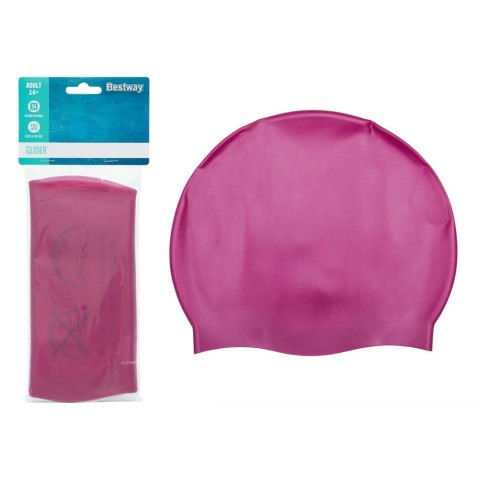 Czepek pływacki Silikonowy Różowy Best Way (16889)