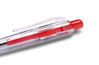 Długopis olejowy BK437 wkład czerwony 0,27mm Pentel