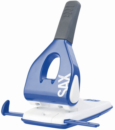 Dziurkacz Design 618 Paperbox niebieski 65k (ISAXD618-01) Sax