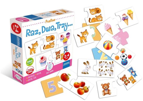 Gra edukacyjna RAZ, DWA, TRZY Granna