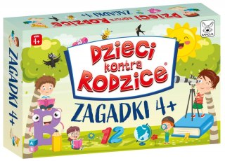 Gra karciana Dzieci kontra rodzice Zagadki 4+ Kangur