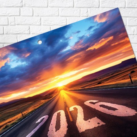 Kalendarz ścienny PREMIUM trójdzielny A4 Press (DROGA)