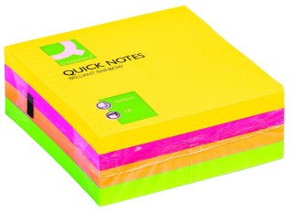 Notes samoprzylepny (karteczki) neonowe neonowy 320k [mm:] 76x76 Q-Connect (KF10497)