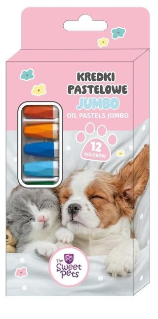 Pastele olejne The Sweet Pets 12 kol. Rexus