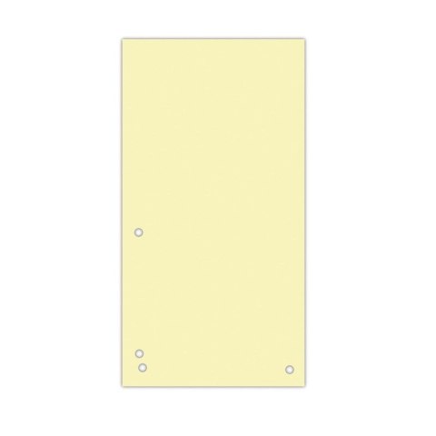 Przekładka czysta 1/3 A4 żółta 190g 100k Donau (8620100-11PL)