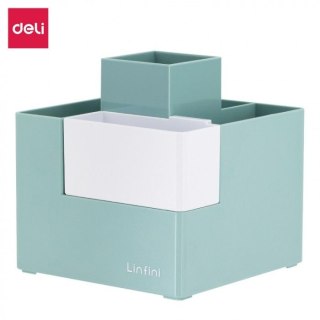 Przybornik na biurko Zielony plastik Argo (EZ072GR)