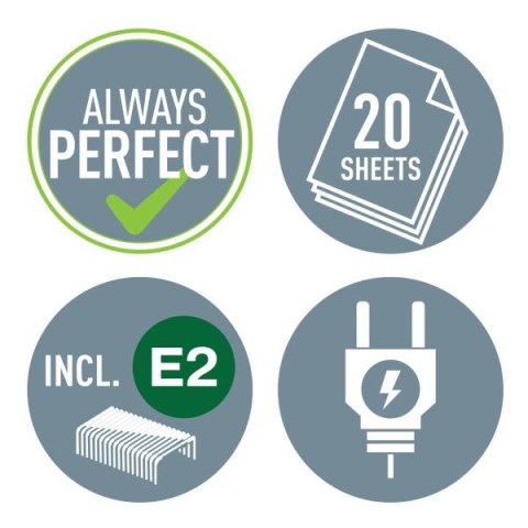 Zszywacz elektryczny Nexxt Series niebieski 20k. plastik Leitz (55330035)