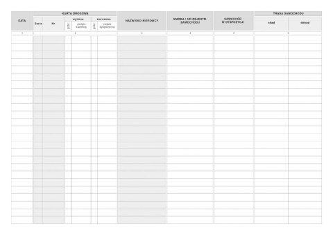 Druk offsetowy A4 raport dyspozytorski SM/106 40k. Michalczyk i Prokop (804-1)