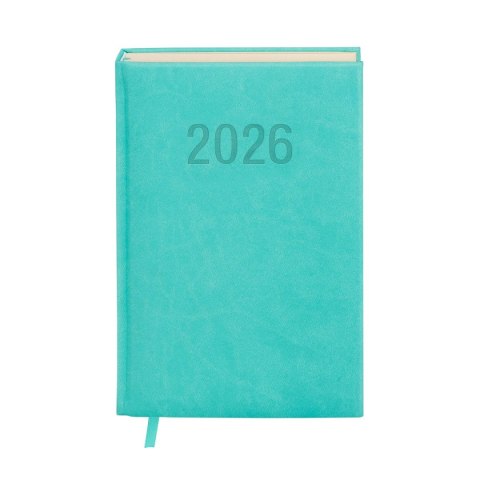 Kalendarz książkowy (terminarz) 2026 COLOROFIX DNS A5 Antra (TURKUSOWY)