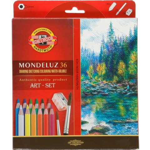 Kredki akwarelowe mondeluz 36 kol. Koh-I-Noor (3712)