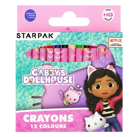 Kredki świecowe Gabby 12 kol. Starpak (529130)