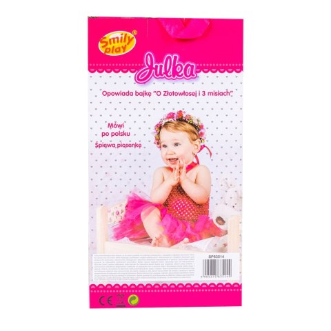 Lalka Julka z dźwiękiem [mm:] 320 Smily Play (SP83514)