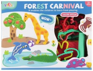 Masa plastyczna dla dzieci safarii mix Mega Creative (567759)