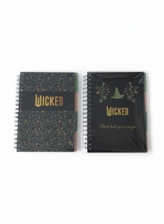 Notes (notatnik) B5 WICKED 96k. krata/tagi Rexus