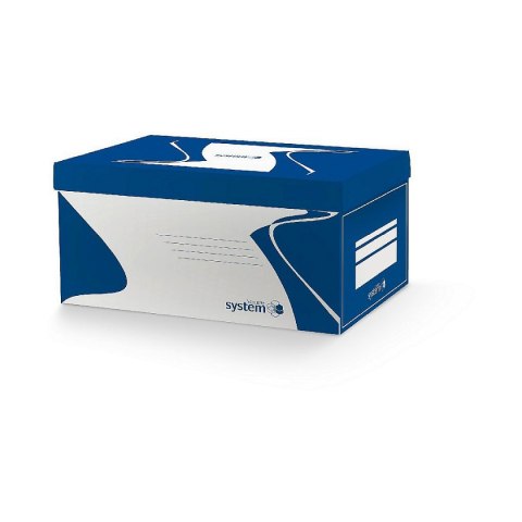 Pudło archiwizacyjne A4 zbiorcze niebieski tektura bezkwasowa [mm:] 540x340x 300 Vaupe (437/03)