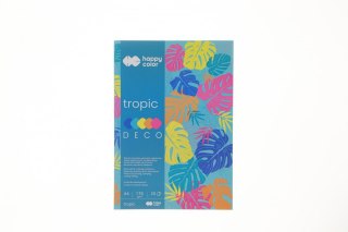 Zeszyt papierów kolorowych A4 170-220g 20k Happy Color (HA 3817 2030-TROPIC)
