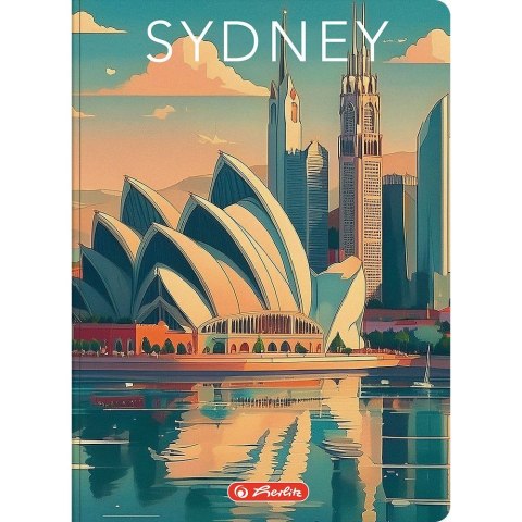 Brulion A5 Retro City 96k. 70g krata Herlitz (400196840)