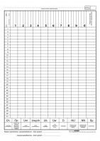 Druk offsetowy A4 lista obecności A4 100k. Stolgraf (K30)