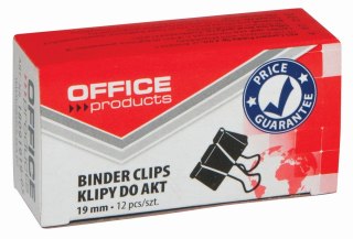 Klipy 19mm czarny Office Products (18091919-05)