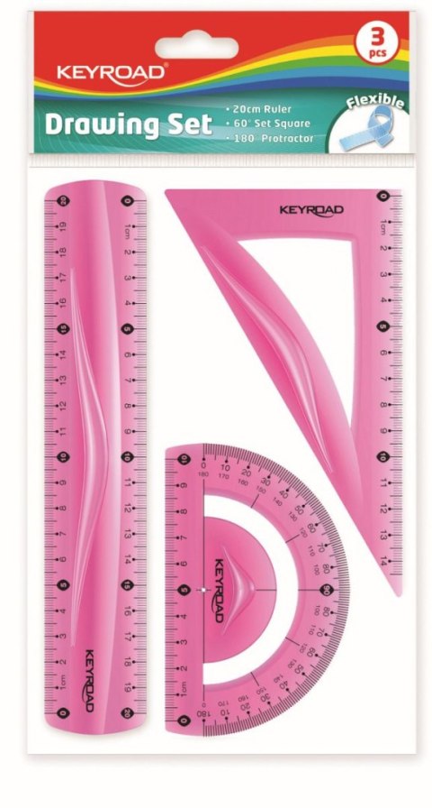 Komplet geometryczny elastyczny 3 el. Keyroad (KR970858)