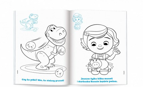 Książka dla dzieci Disney Maluch Naklejam i Koloruję Ameet (Nak-9203)