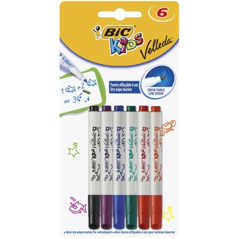 Marker suchościeralny wkład mix okrągła końcówka