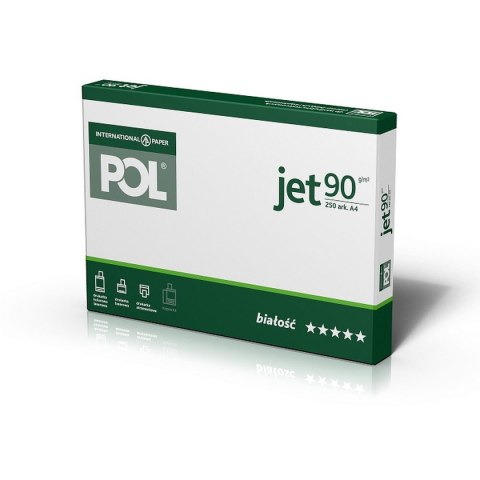 Papier ksero A4 POL poljet biały 250k. 90g International Paper