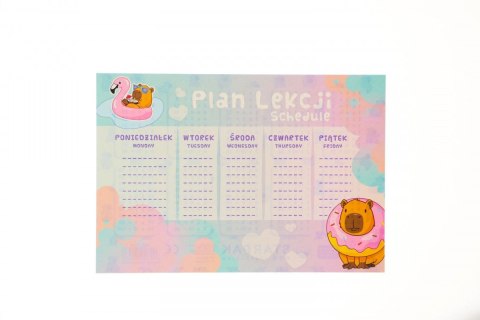 Plan lekcji kapibara Starpak (572478)