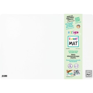Podkład na biurko FUNNY MAT TRANSPARENT BEZ WZORU sfu1144 polipropylen PP [mm:] 335x480 Strigo (8681379311441)