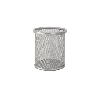 Pojemnik na długopisy na długopisy srebrny metal Memobe (MP00MP005-50)